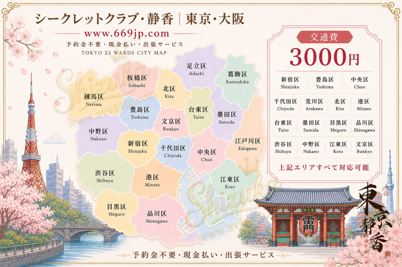 配達エリア地図（東京）